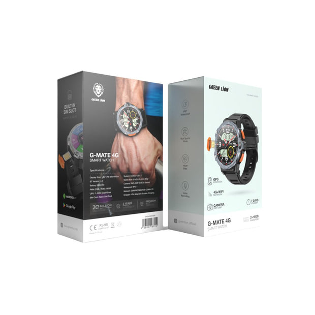 שעון חכם Green Lion G-Mate 4G Smart Watch – שחור