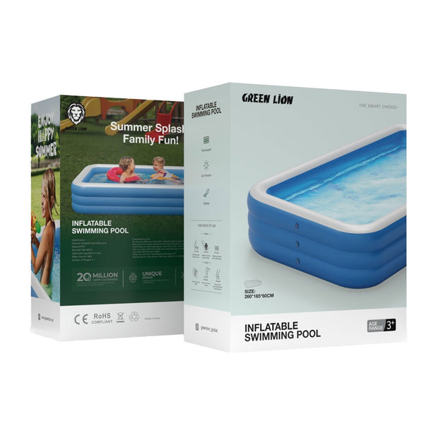 בריכה מתנפחת קטנה Green Lion Inflatable Small Swimming Pool – כחולה