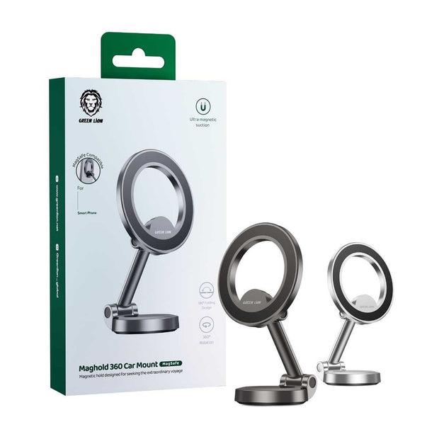 מחזיק טלפון מגנטי לרכב Green Lion MagHold 360 Car Mount