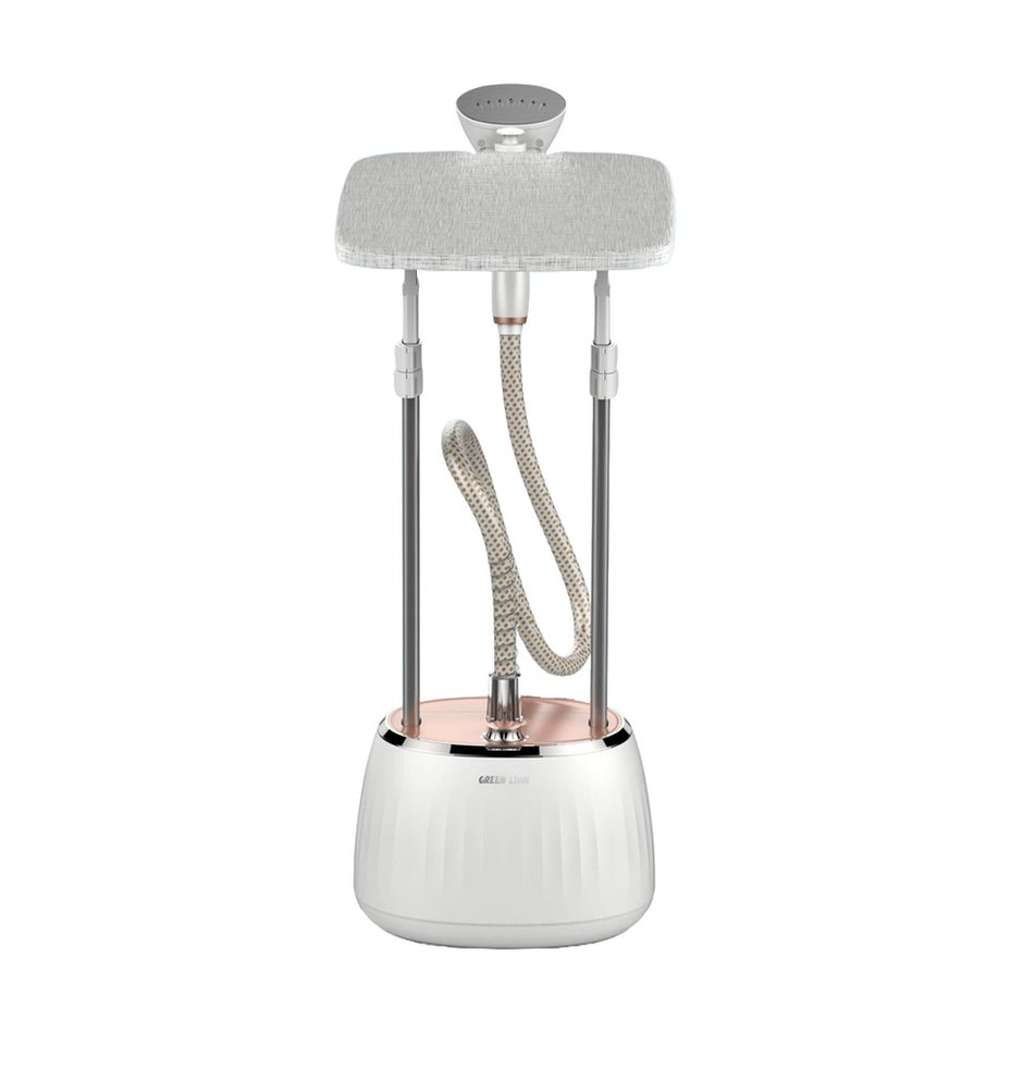 מגהץ קיטור מקצועי Green Lion Portable Household Garment Steamer Pro 7 Functional 1800W 1.6L – לבן