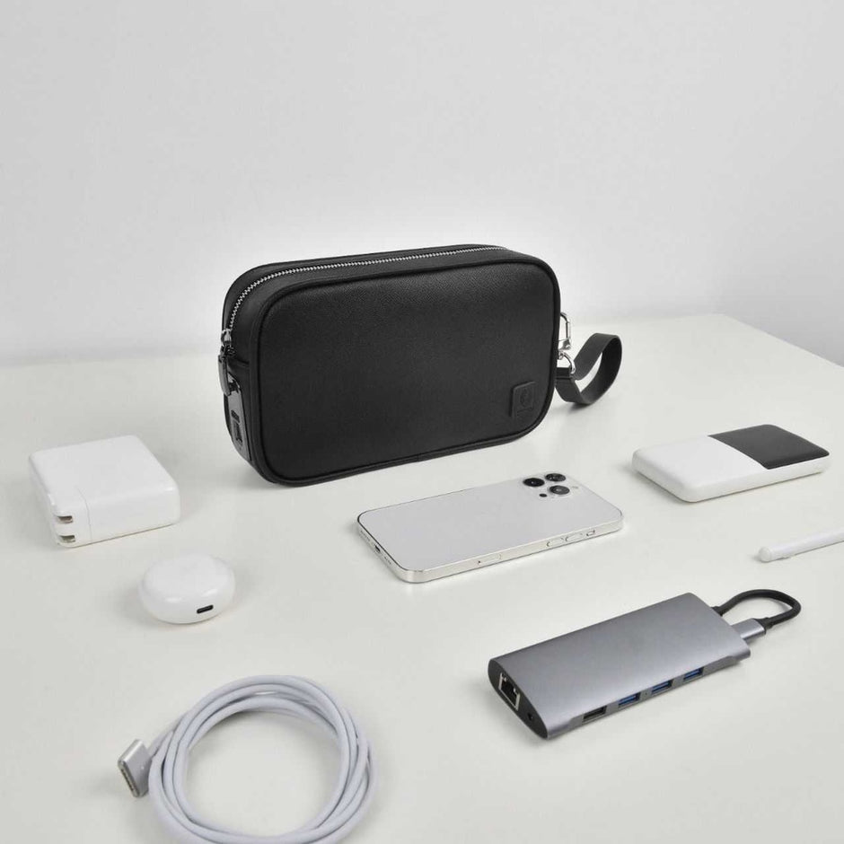 ארנק חכם לציוד אבטחה Green Lion Elegant Smart Security Pouch – שחור 🛡️🖤