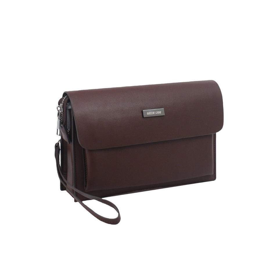 תיק קלאץ’ Green Lion Mara Clutch Bag – חום 👜