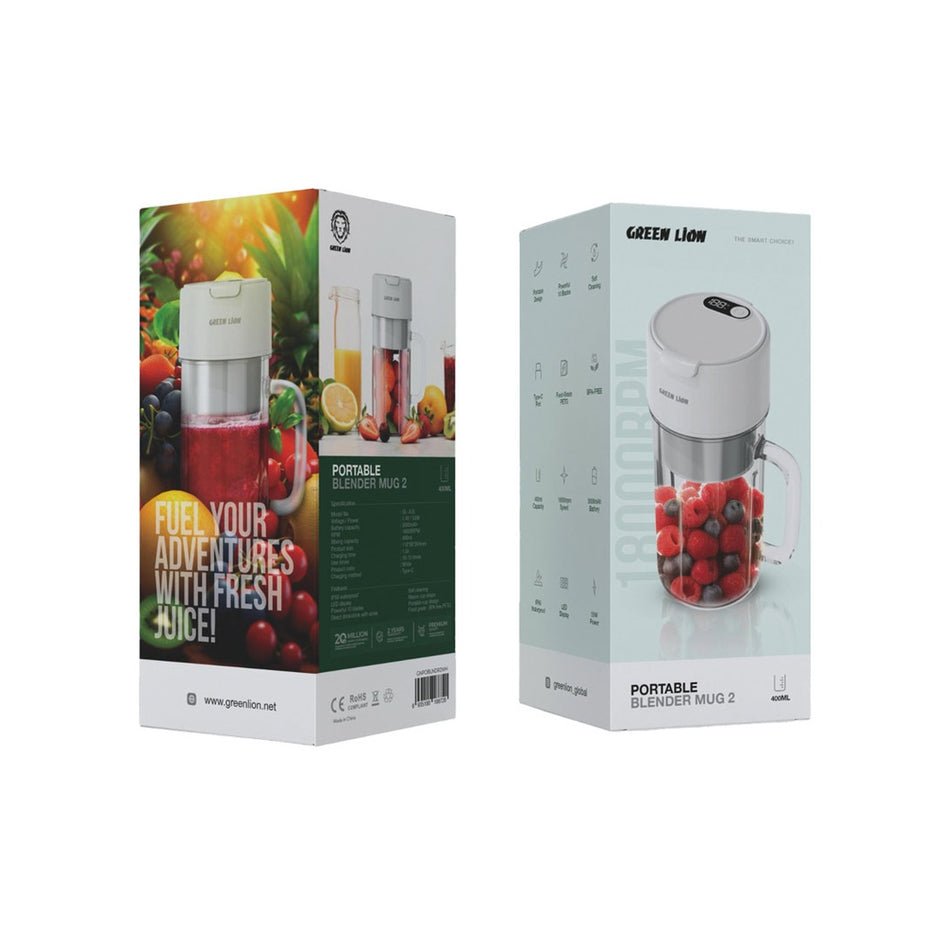 בלנדר נייד Green Lion Portable Blender Mug 2 – לבן