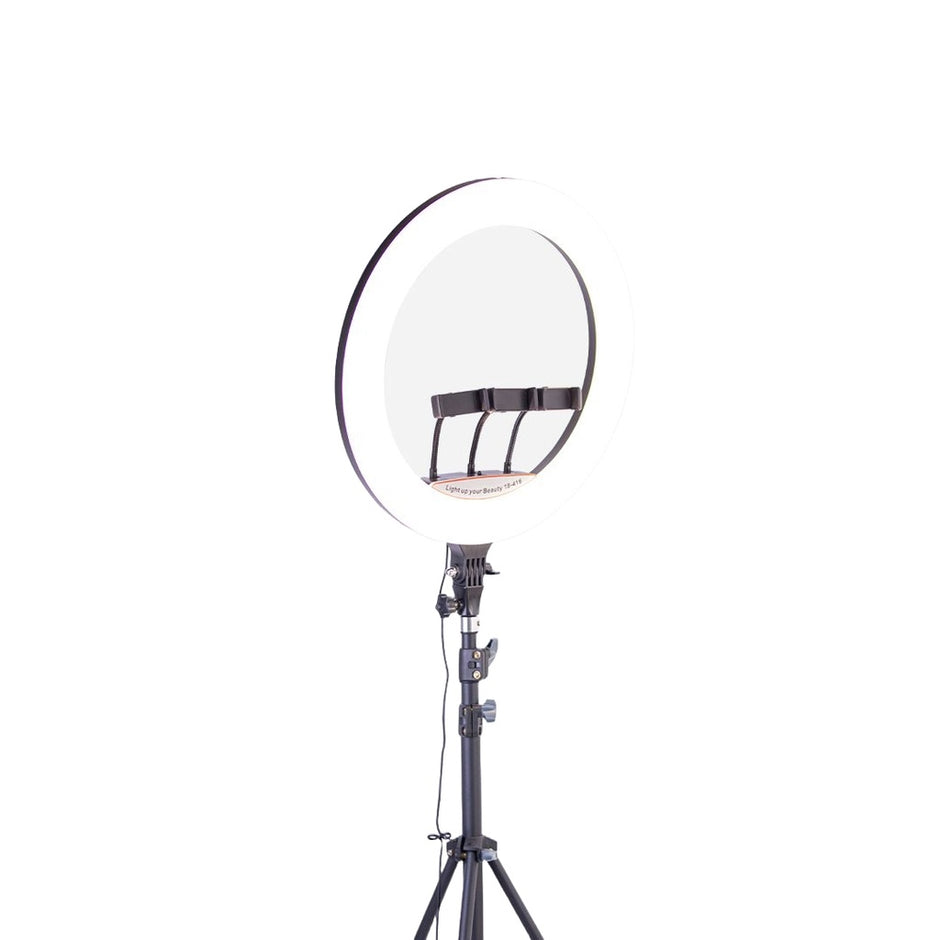 רינג לייט מקצועי Green Lion Button Mode Ringlight 22 💡📸✨