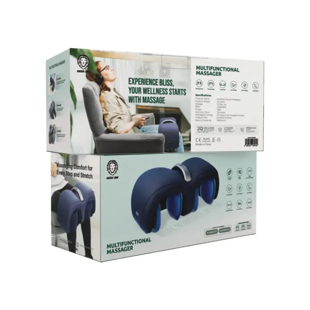 מכשיר עיסוי רב־תכליתי Green Lion Multifunctional Massager – כחול 💙