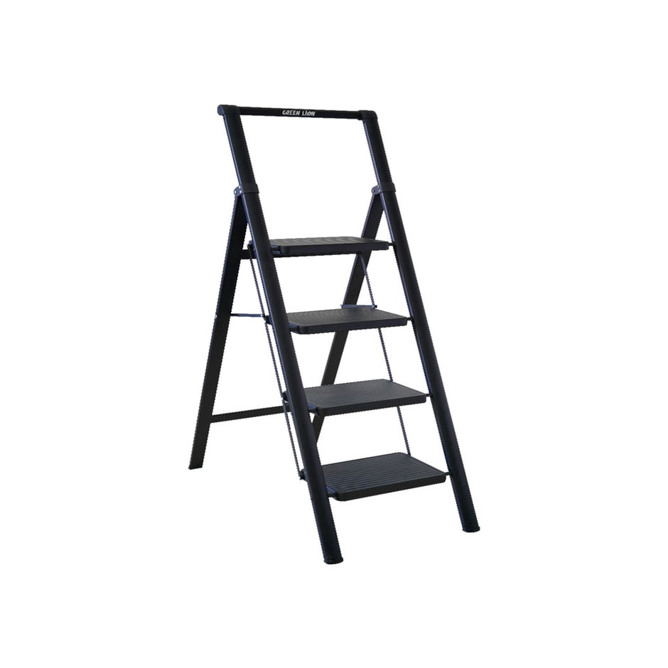 סולם מתקפל Green Lion Foldable Ladder 150KG – שחור
