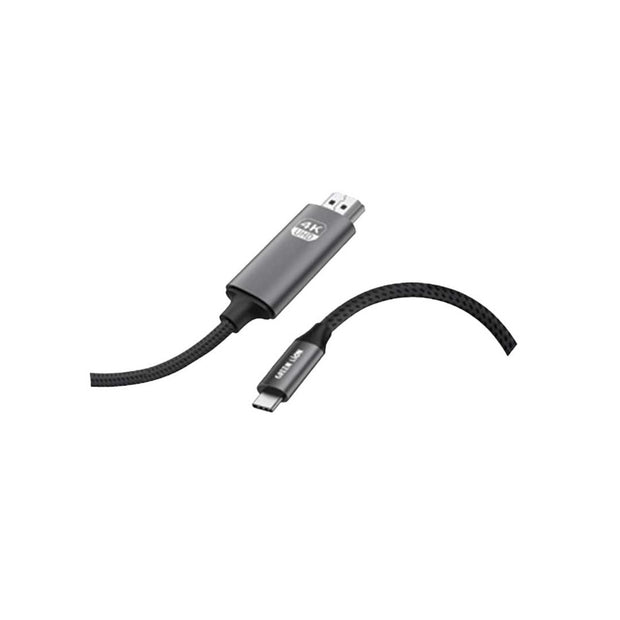 כבל Green Lion USB-C ל-HDMI באיכות 4K – שחור