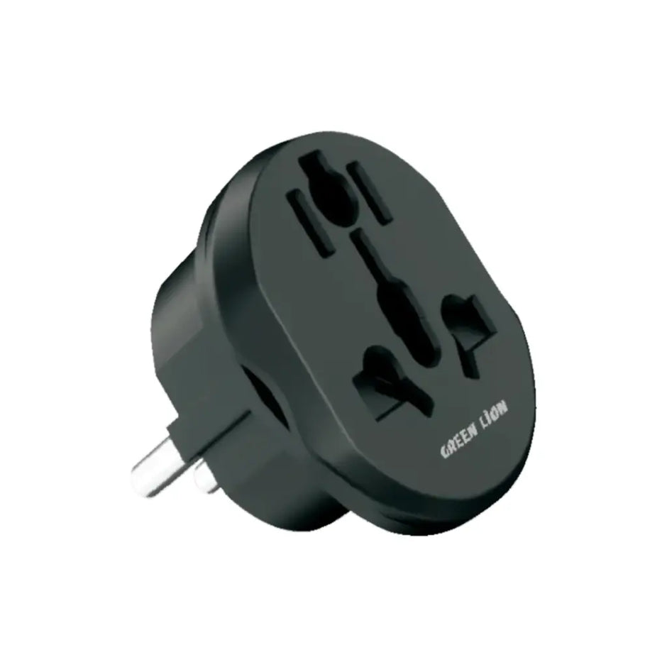 מתאם שקע אירופי Green Lion Universal Conversion EU Plug 2 – שחור 🔌🖤