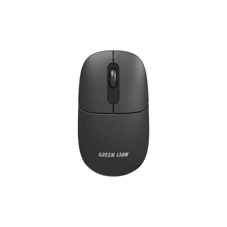 סט מקלדת ועכבר אלחוטיים Green Lion GKM-200 Wireless Combo – שחור ⌨️🖱️🖤