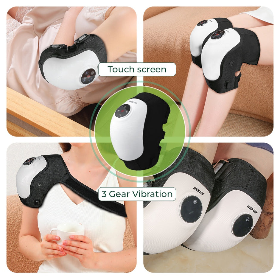 מכשיר עיסוי מפרקים Green Lion Joint Massager – לבן 🤍✨