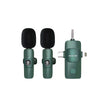 מיקרופון רב־תכליתי Green Lion 3 in 1 Microphone – Type-C / Lightning / Aux – ירוק 🎤💚✨