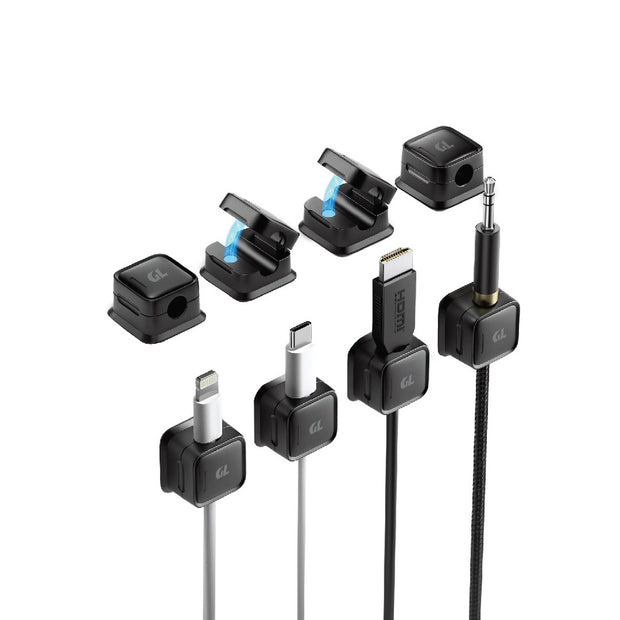 מארגן כבלים מגנטי Green Lion Magnetic Clip – שחור