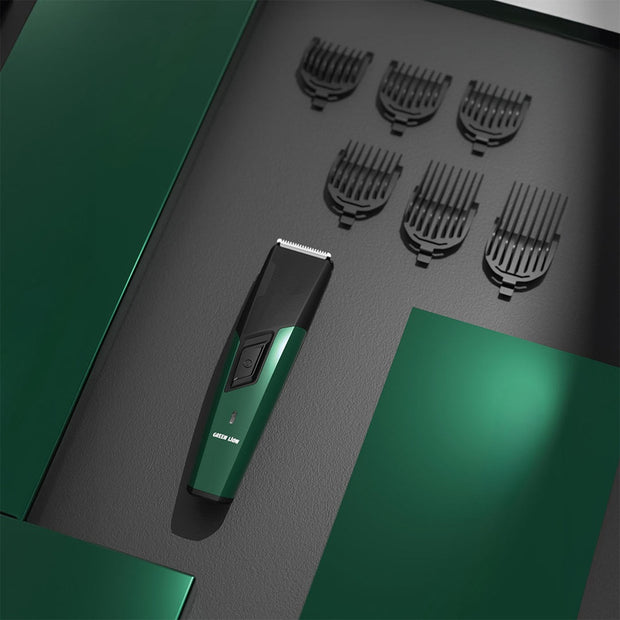 מכשיר עיצוב שיער Green Lion Trim Flex Hair Trimmer – ירוק ושחור ✂️🖤