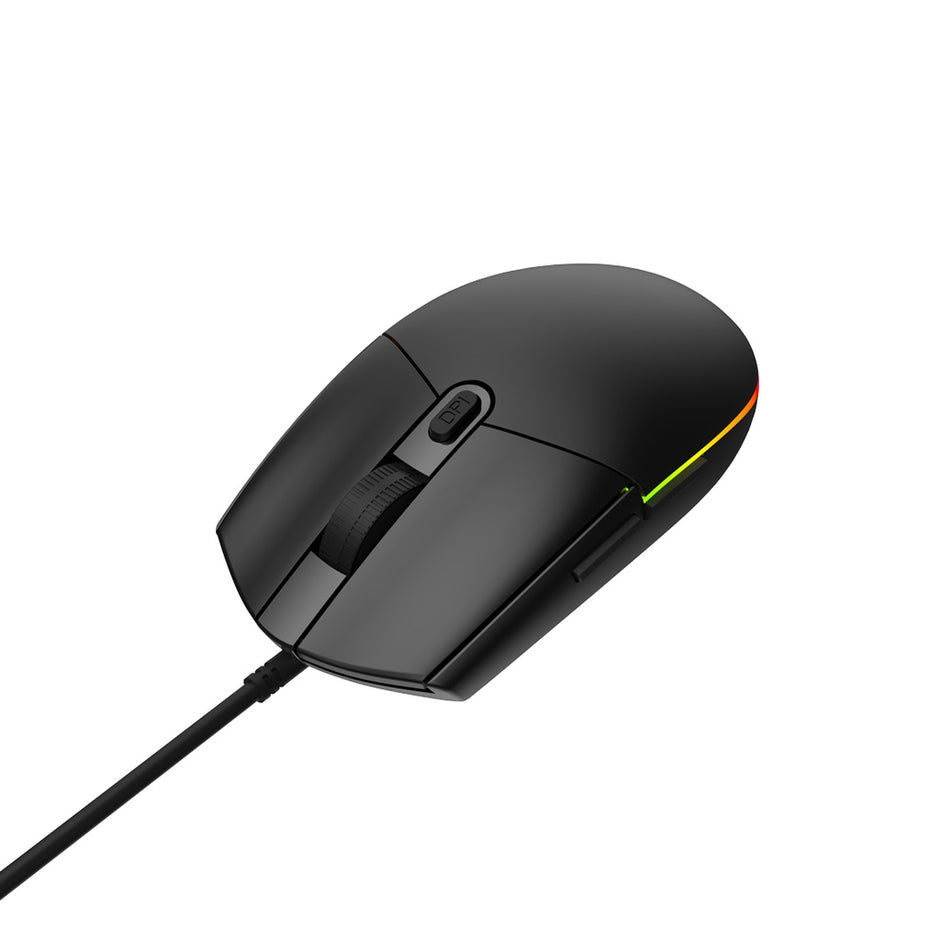 עכבר גיימינג חוטי Green Lion Wired Gaming Mouse – שחור 🎮🖱️🖤