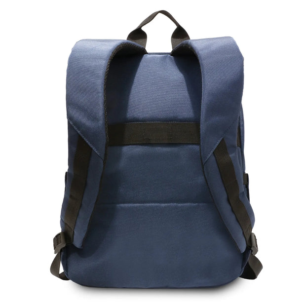 BMW Luxury PU Leather & Carbon Backpack 15″ – Navy