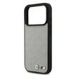 BMW Luxury MagSafe PU Leather Case – iPhone 17 Pro | Grey