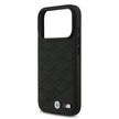 BMW Luxury MagSafe PU Leather Case – iPhone 17 Pro | Black