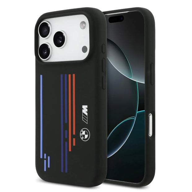 BMW Luxury MagSafe Liquid Silicone Case – iPhone 17 Pro Max | Black