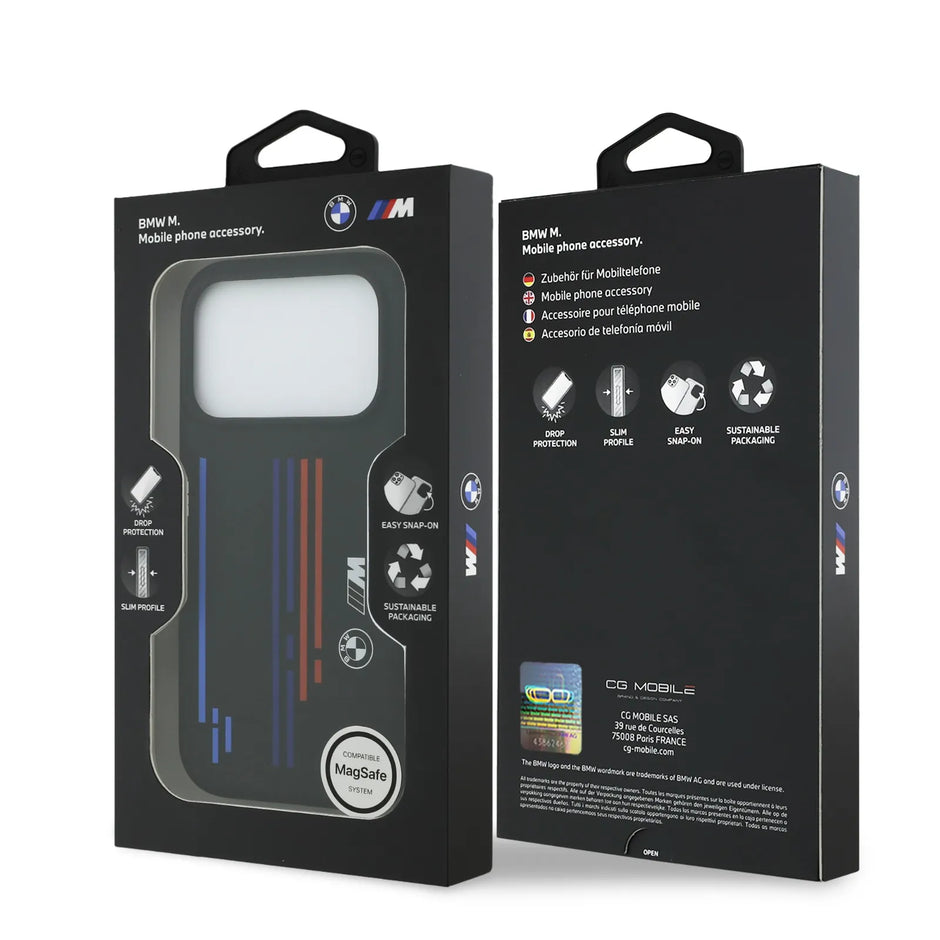 BMW Luxury MagSafe Liquid Silicone Case – iPhone 17 Pro Max | Black