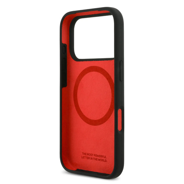 BMW Luxury MagSafe Liquid Silicone Case – iPhone 17 Pro | Black
