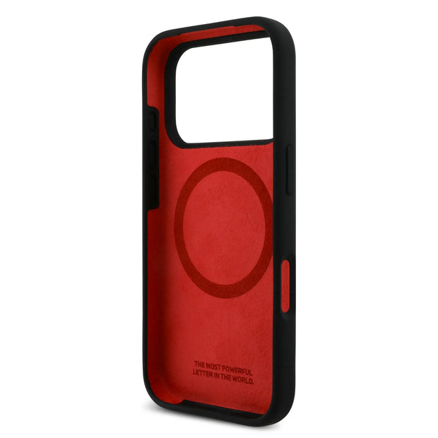 BMW Luxury MagSafe Liquid Silicone Case – iPhone 17 Pro | Black