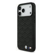 BMW Luxury MagSafe PU Leather Case – iPhone 17 Pro Max | Black