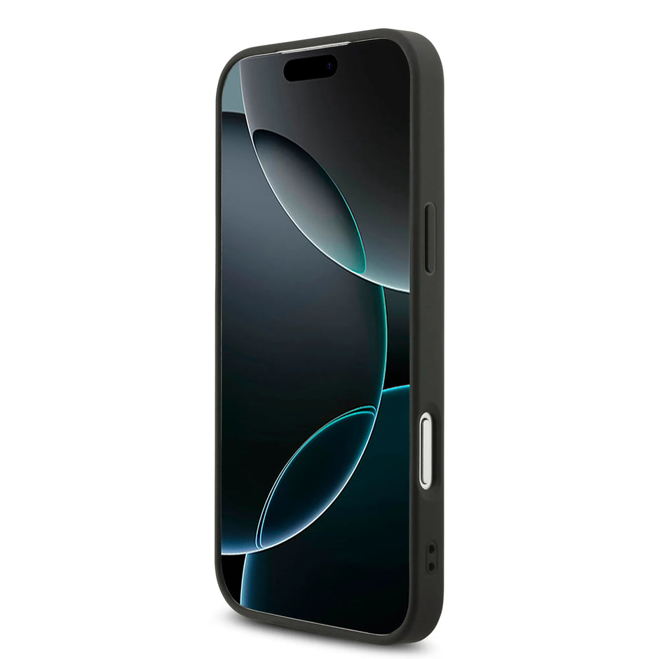 BMW Luxury MagSafe Full Wrapped Leather Case – iPhone 17 Pro Max | Grey