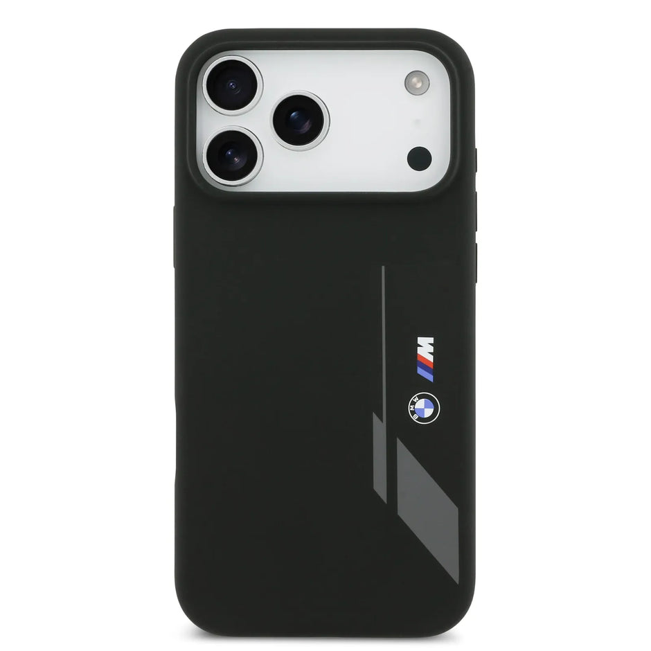BMW Luxury MagSafe Liquid Silicone Case – iPhone 17 Pro Max | Black