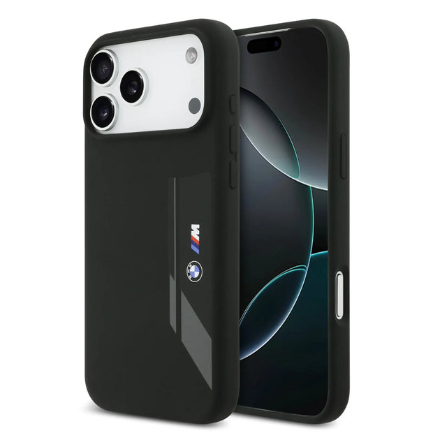 BMW Luxury MagSafe Liquid Silicone Case – iPhone 17 Pro Max | Black