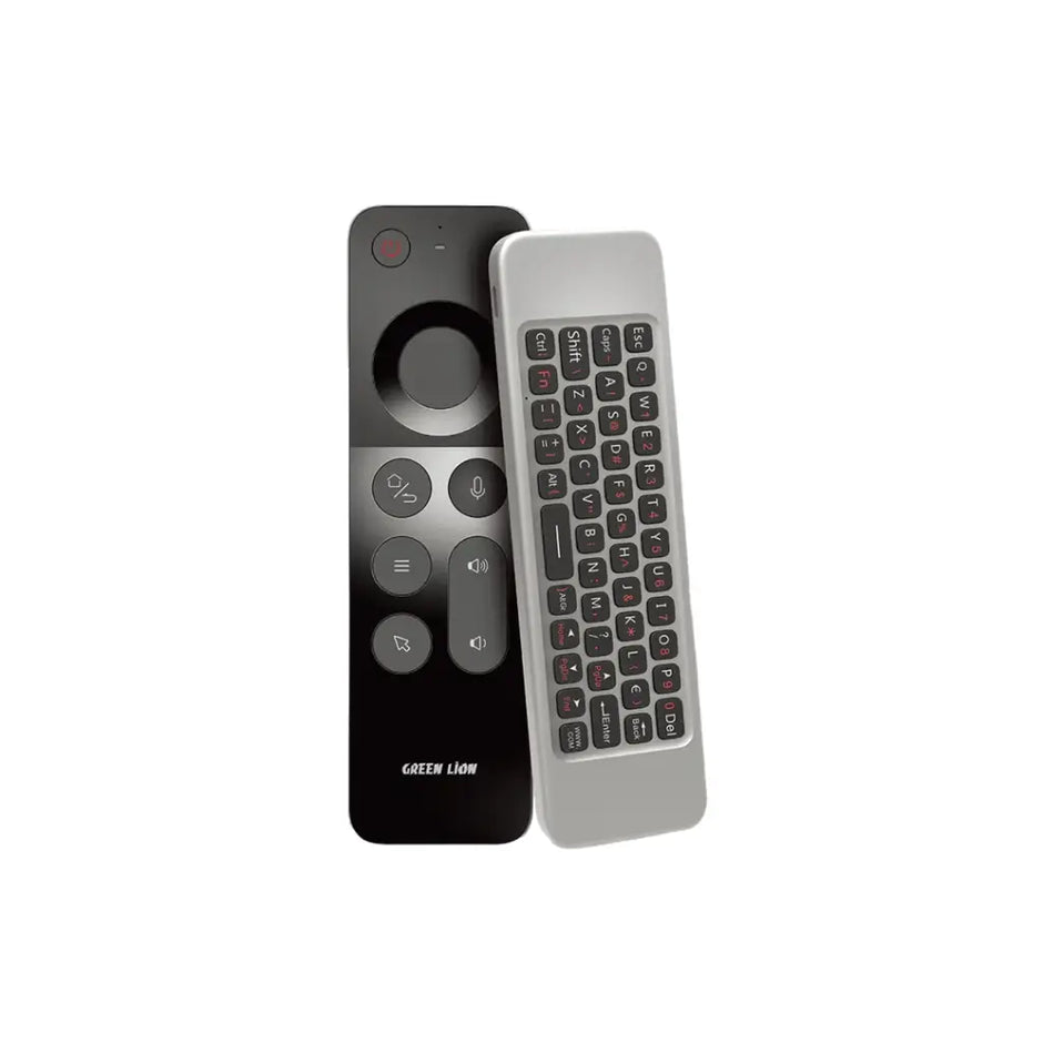 שלט אלחוטי חכם עם מקלדת Green Lion 4-in-1 Wireless Remote – שחור