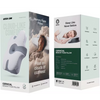 כרית צוואר אורטופדית Memory Foam מבית Green Lion – לבן/אפור ☁️🤍