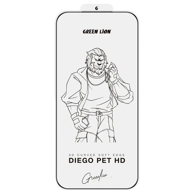 מגן מסך Green Lion Diego PET HD לאייפון 17 Pro / Pro Max – שקוף 🛡️📱