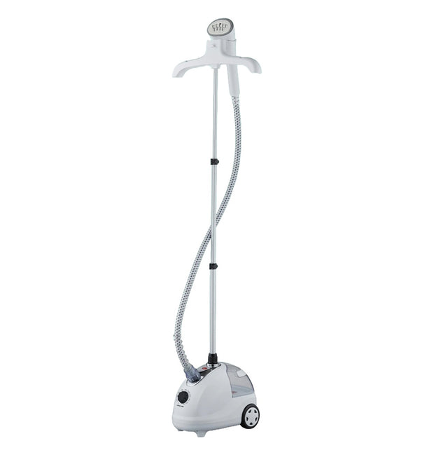 מגהץ קיטור אנכי רב-תכליתי Green Lion Portable Garment Steamer בעוצמה של 2000W – מיכל 1.8 ליטר – לבן