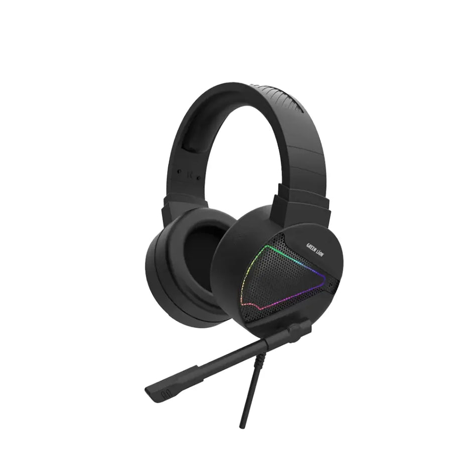 אוזניות גיימינג Green Lion GP27X – שחור 🎧🔥