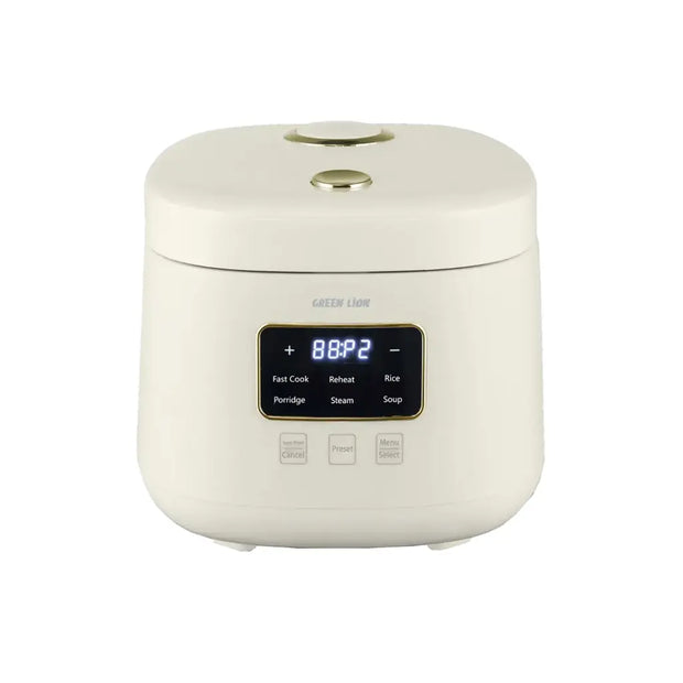 סיר אורז דיגיטלי Green Lion GRC-10 בנפח 2 ליטר – לבן