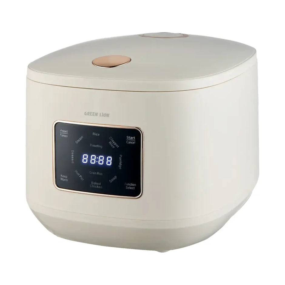 Green Lion GRC-20 Digital Rice Cooker 5L – White