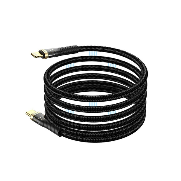 כבל מגנטי Green Lion USB-C ל-Lightning – שחור