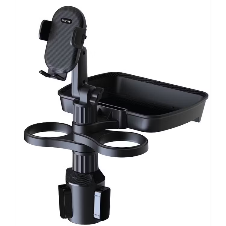 מחזיק כוס רב-תכליתי עם מגש אוכל Green Lion Multi-Functional Cup Holder with Food Tray