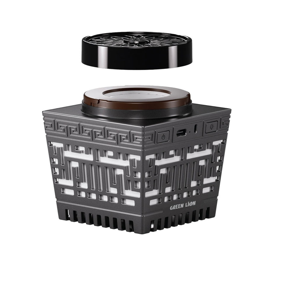 רמקול קוראן עם מבער בושם Green Lion Moon Bakhour Quran Speaker – שחור