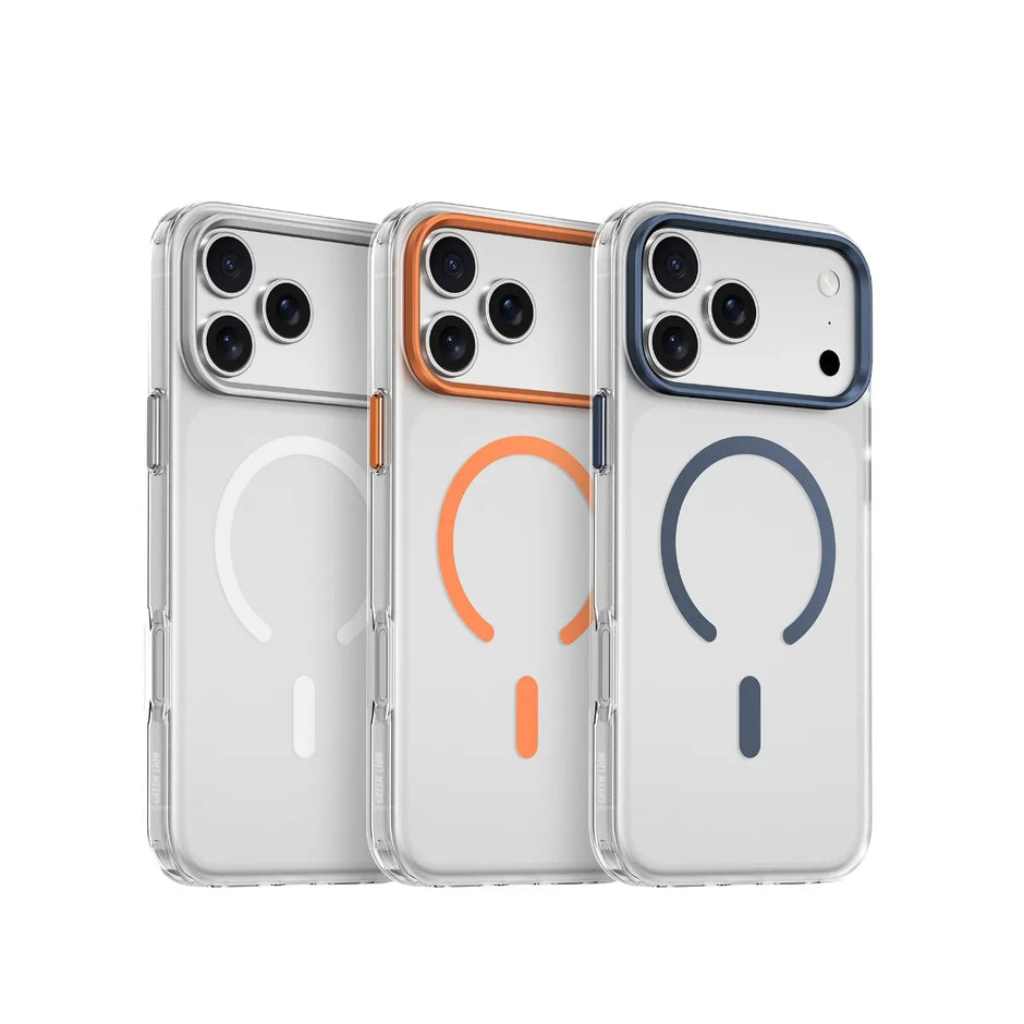 כיסוי מגנטי מט Green Lion Matte MagSafe לסדרת iPhone 17 – שחור