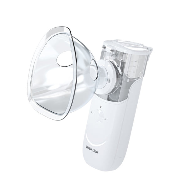 נבולייזר נייד מקצועי ‎Green Lion Portable Nebulizer Pro – לבן