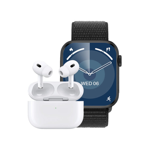 אוזניות אלחוטיות Green Lion SyncFit Duo Earbuds Pro2 + Active SE – שחור/לבן