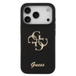 Guess Luxury Liquid Silicone Case – iPhone 17 Pro Max | Black