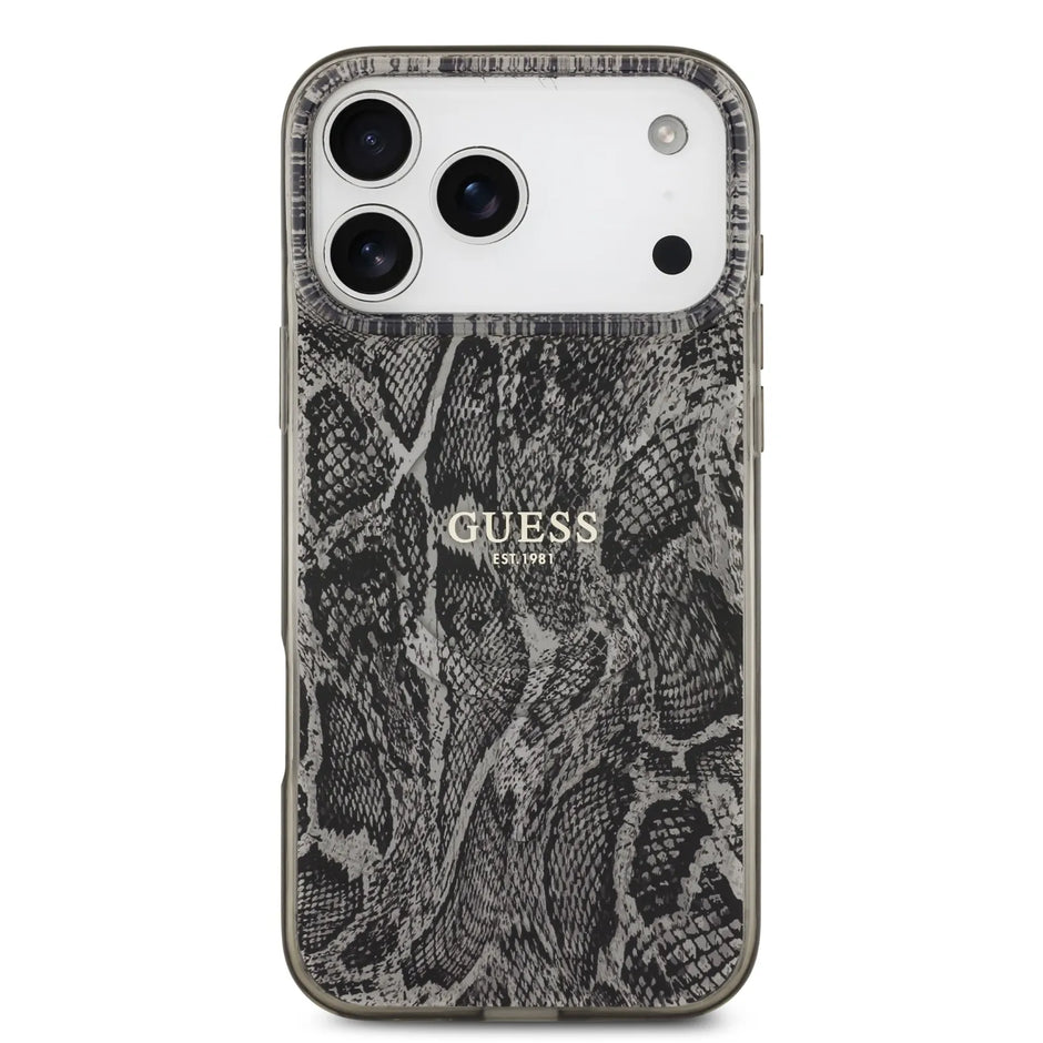 Guess Luxury MagSafe PC+TPU Case – iPhone | Python Pattern