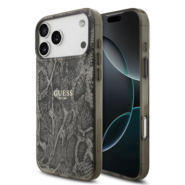 Guess Luxury MagSafe PC+TPU Case – iPhone | Python Pattern