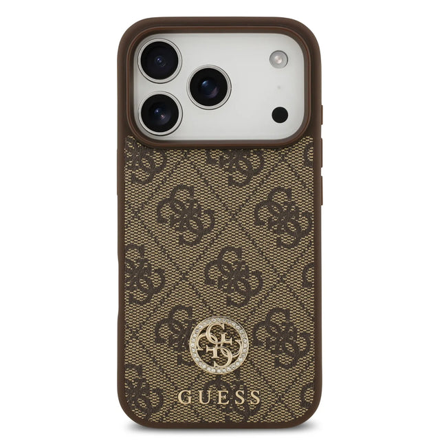 Guess Luxury MagSafe 4G PU Leather Case – iPhone 17 Pro Max