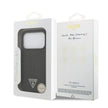 Guess Luxury MagSafe PU Leather Glitter Case – iPhone 17 Pro