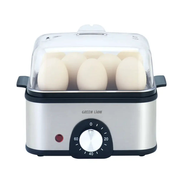 מכשיר רב-תכליתי Green Lion לבישול ביצים ואידוי ירקות 3 קומות – 500W – אפור
