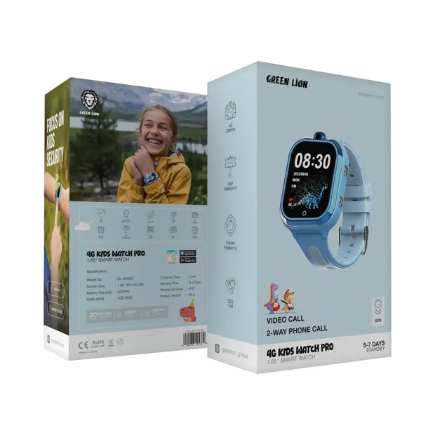שעון חכם לילדים Green Lion 4G Kids Watch Pro 1.85″ Smart Watch