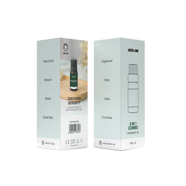 סט בישום יוקרתי Green Lion 8 ב־1 Fragrance Combo Set – שחור